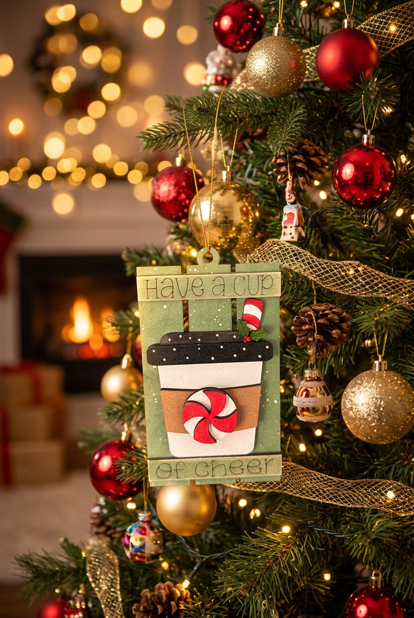 Cup of Cheer Christmas Ornament