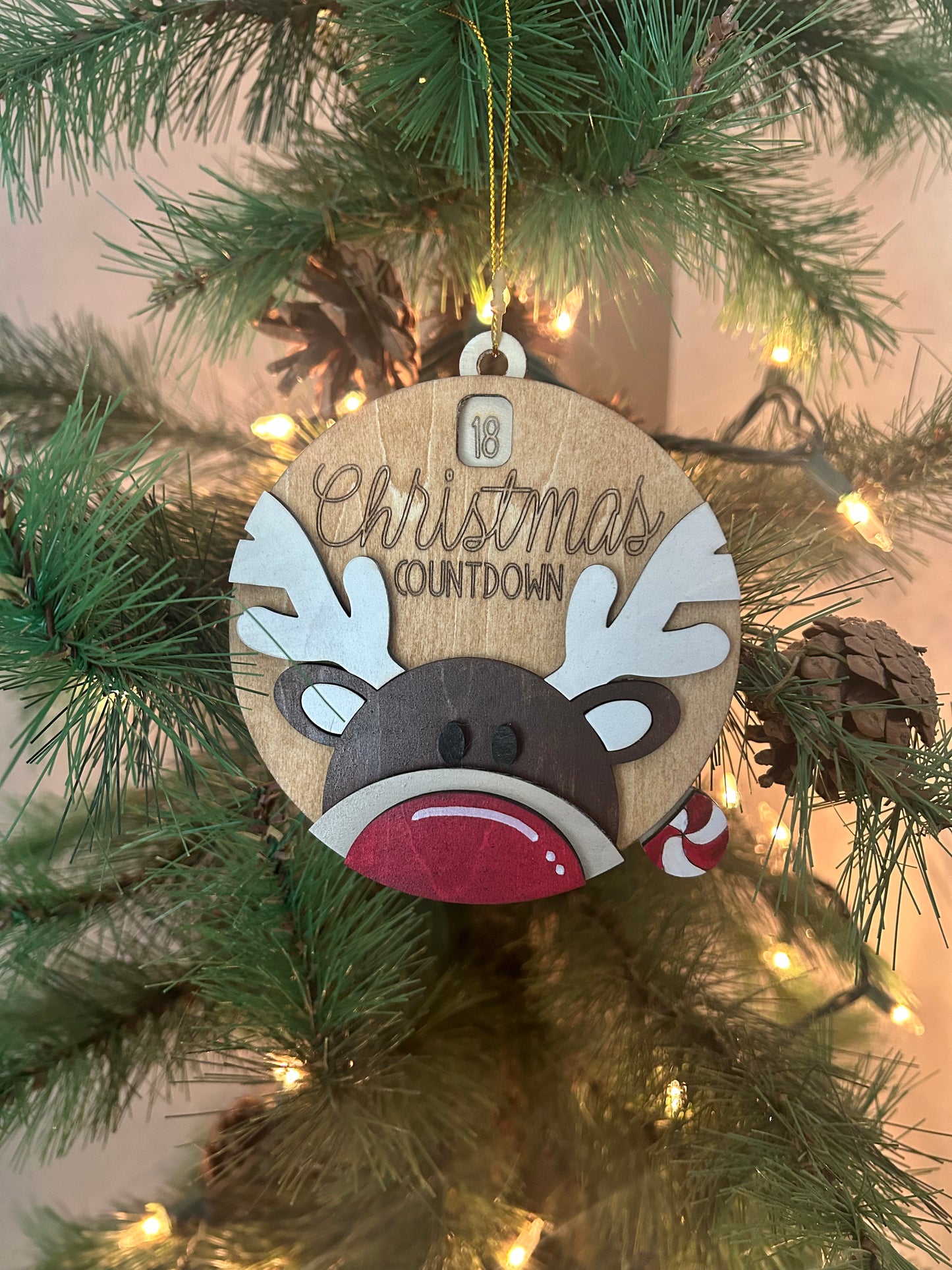 Reindeer Christmas Ornament