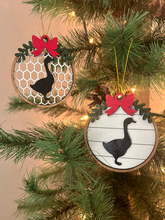 Goose Christmas Ornament