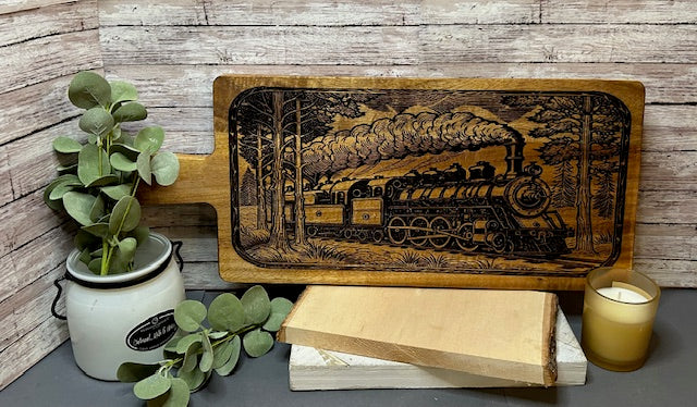 Train Cutting Board