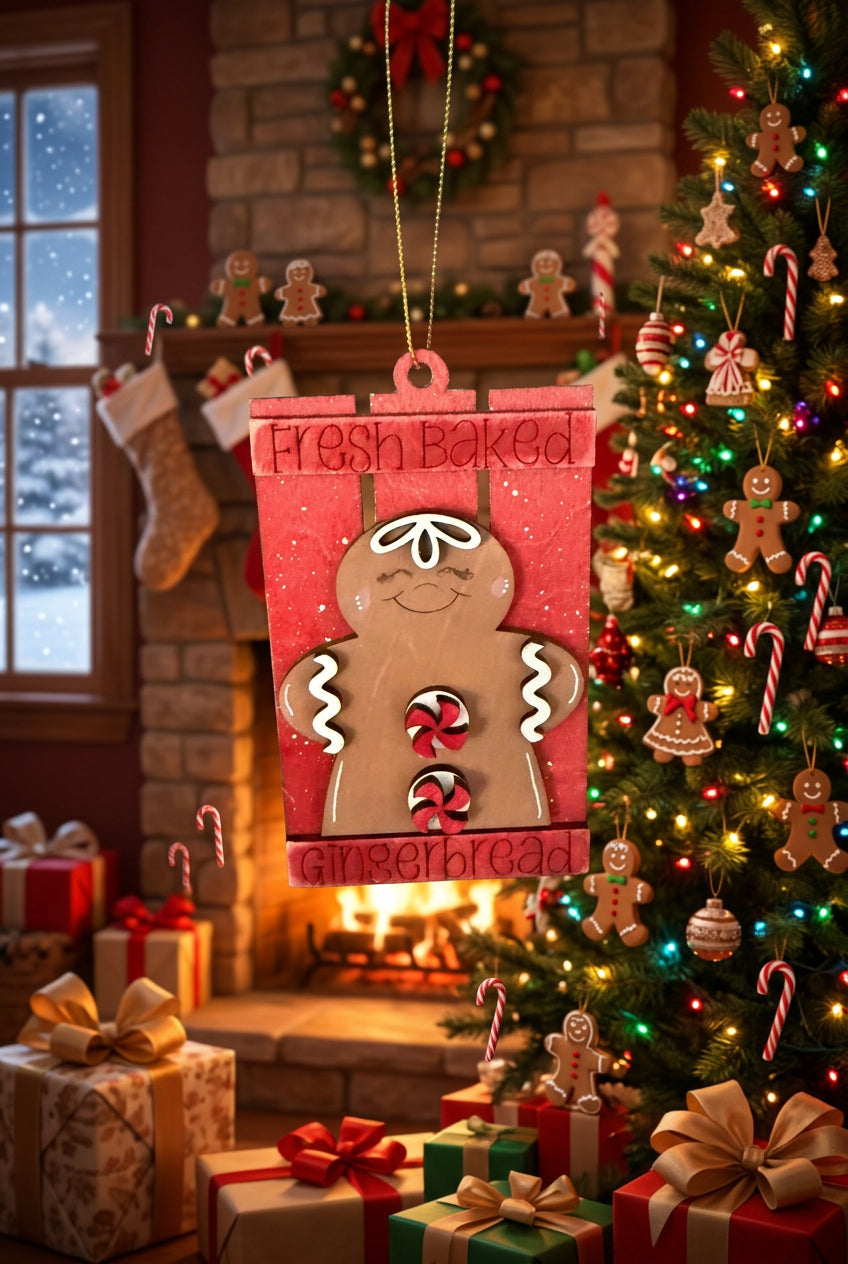 Fresh Baked Gingerbread Christmas Ornament