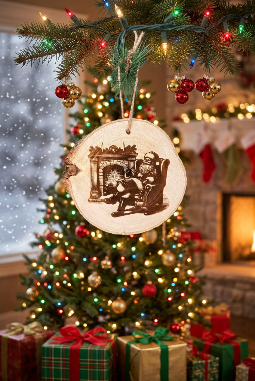 Santa Christmas Ornament